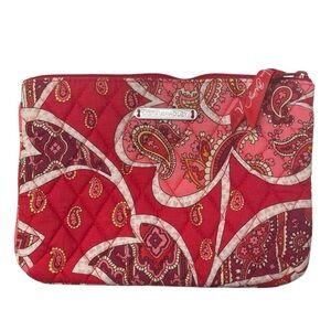 Vera Bradley Rosy Posies Zip Top Makeup Pouch 🌹🌸•Retired Print•🌹🌸